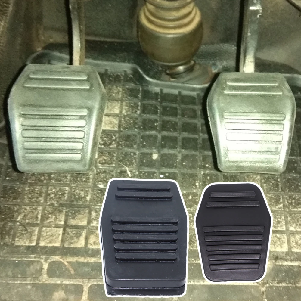 Car Rubber Brake Clutch Foot Pedal Pad Cover For Ford Transit MK6 MK7 20... - $7.93