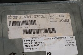 Bmw 328i 528i N52 3.0L 6spd Engine Control Module Computer Ecu Ecm Pcm 7-574-544 image 4