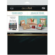 Deco Foil Toner Sheets, 8.5 Inches X 11 Inches, Black - £10.16 GBP