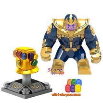 Thanos And Gauntlet 6 infinity stones Marvel Avengers Infinity War Minifigures - £7.10 GBP