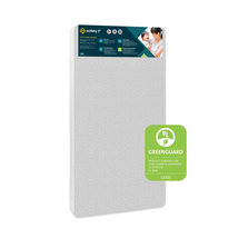 Sweet Dreams Baby &amp; Toddler Mattress, White/Gray Polka Dot - $1,052.59 MXN