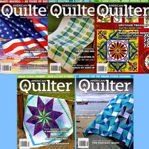 American Quilter 5 Issues 2012-2013 Portrait Quilts Ditch Quilting Snowy... - $8.66