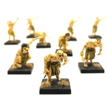 Undead Zombie Horde 9 Painted Miniatures Ghast Ghoul Golem Kings of War - £74.20 GBP