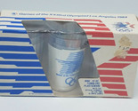 Nip NOS Caja De Vintage Plástico Vasos 1984 Olimpiadas los Ángeles Eeuu ... - $18.75