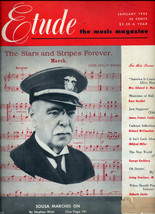 Etude the Music Magazine January 1953 Soussa Marches On by Stephen West - £1.57 GBP
