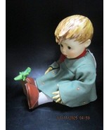 Hummel Goebel Friend Or Foe Ceramic Figurine, Cloth Clothing 8&quot; Sitting ^^ - $73.96 CAD