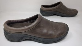 Merrell Encore Nova Bespoke Brown Slip On Slide Mules Shoes Womens Sz 6.5 J66332 - £19.77 GBP