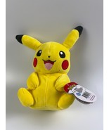 Pokemon PIKACHU Wicked Cool Toys 8-Inch Plush NEW With Tags! FREE SHIPPING! - £12.54 GBP