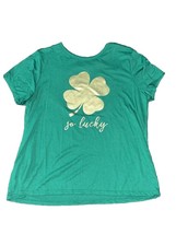 Way To Celebrate St. Patrick&#39;s Day Shirt “So Lucky” 2XL Womens - £6.02 GBP