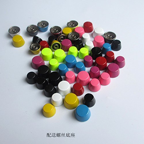 Bluemoona 20 Sets - 10mm 3/8" Alloy Bucket Rivet Stud Screw Back Button Spike Sh