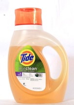1 Bottle Tide 34 Oz PurClean Plant Based Honey Lavender 24 Loads Detergent