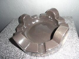 Gurkha Black Ceramic Large Size Cigar Ashtray 10" Diameter image 4