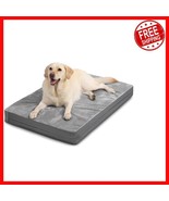 Stylish Gray Waterproof Dog Pad 35x22 - Washable &amp; Durable for Medium-La... - $36.62