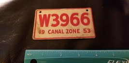 Vintage 1950’s Canal Zone BICYCLE LICENSE PLATE - £44.28 GBP