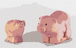Pepita Needlepoint Canvas: Toy Piggies, 12&quot; x 8&quot; - £53.58 GBP+