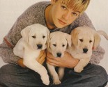Aaron Carter magazine pinup clipping M puppies Bop - $7.00