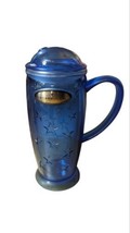 Starbucks Barista 16oz 2003 Plastic Blue Rocket Cold Brew Cup Lid  - $16.06