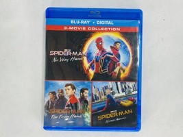 Spider-Man Blu-ray 3 Movie Collection Tom Holland Trilogy Homecoming to No Way - £11.98 GBP