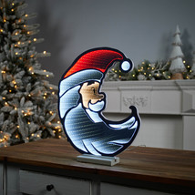 Santa Half Moon Ekkolight 17&quot;H - $80.05