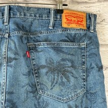 Levi Strauss 541 Athletic Taper Fit Men&#39;s 42x30 Jeans Palm Tree Tiki Bar... - $34.64