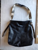 Dimoni Black Pebbled Leather Snakeskin Shoulder Strap Handbag Spain EUC - €36,10 EUR