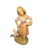 RARE Depose Woman Ducks Geese Figurine 577 Italy 5&quot; Vintage Italian Nati... - €38,73 EUR