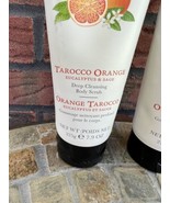 2 Crabtree &amp; Evelyn Tarocco Orange Eucalyptus Sage Deep Cleansing Body S... - $31.35