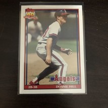 1991 Topps 40 Years Of Baseball Donnie Hill #36 California Angels - £0.98 GBP