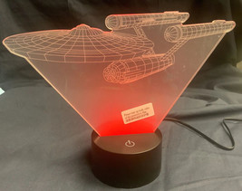 Star Trek Enterprise 3D LED Lamp, Multi Colored - £15.49 GBP