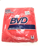 Vtg 80s Bvd Pocket Tee T-SHIRT Sz L (42-44) Blank Red Usa Nos New Old Stock Rare - £29.74 GBP