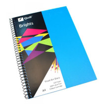 Quill Brights A4 Visual Art Diary 120pg - Marine Blue - £23.21 GBP