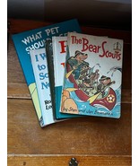 Lot of Dr. Seuss WHAT PET SHOULD I GET?  Hop on Pop THE BEAR SCOUTS Bere... - £10.97 GBP