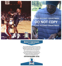 Jason Kidd signed New Jersey Nets basketball 8x10 photo proof Beckett CO... - $108.89