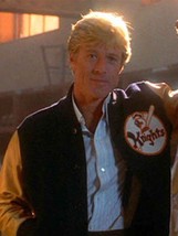 Robert Redford The Natural Roy Hobbs Bomber Jacket New York Knights Jacket - $79.99