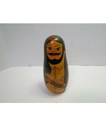 Nesting Dolls 3 Piece Wooden Hand Painted Set Tallest Is 5.5&quot; - £8.02 GBP