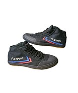 Feiyue Fe Mid 1920 Mid Height Black MMA Canvas Sneaker  Mens Sz 7 Women&#39;s 9 - $19.60