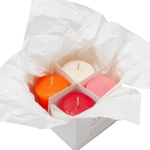 Simply Soson Multicolor Scented Candles Paraffin Wax 4 Different Scents 8 pcs - £12.46 GBP