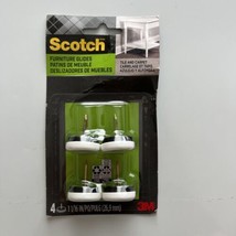 Scotch Nail in White Plastic Chair Glides 11/16in 2 Pack - $10.02