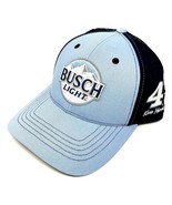 Dweebzilla Busch Light Beer Logo #4 Kevin Harvick Light & Navy Blue Curved Bill  - $23.47