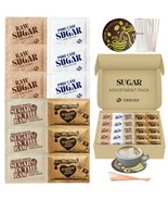 TRIONI Sugar Assortment Pack - Honey, Organic, Raw and Pure Cane with St... - $25.97+