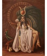   EGYPTIAN GODDESS IMMORTAL HATHOR and marid elite djinn rARE powerful c... - $127.77