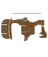 1998-2001 Sea Ray Sundancer 540 Swim Platform Cockpit Pad Boat EVA Teak ... - $2,099.00