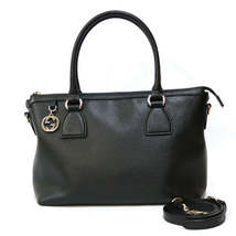 Gucci Shoulder Bag Leather Black - £2,030.83 GBP
