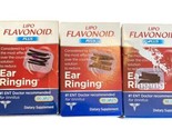 3 Lipo-Flavonoid Plus Ear Health Dietary Supplement 100 Ct Each 06/2025+... - £41.12 GBP