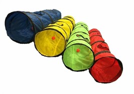 New OMNI Kitty Cat Play Tunnel Pet Toy - Four Exit Holes - 4 Feet Long - $11.09+