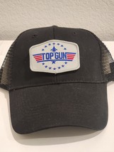 TOPGUN Patch Black Mesh Snapback Trucker Hat - $14.99