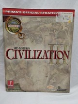 Sid Meiers Civilization III Primas Official Strategy Guide Book - £19.07 GBP