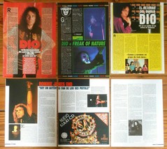 DIO spain clippings 1980s/90s magazine articles photos Heavy Metal Rock Music - £6.09 GBP