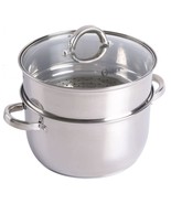 Oster Sangerfield 3 Qt Dutch Oven Casserole with Steamer Basket Stainles... - $47.47 CAD