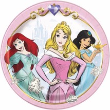 Disney Princess Sketchbook Dreamer Dessert Plates Party Supplies 8 Per P... - £3.95 GBP